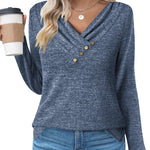 Zeagoo Women's Casual Tunic Tops Long Sleeve Shirts