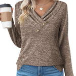 Zeagoo Women's Casual Tunic Tops Long Sleeve Shirts