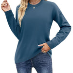 Zeagoo Sweaters for Women Fall Outfits Long Sleeve Knit Pullover Tops