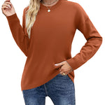 Zeagoo Sweaters for Women Fall Outfits Long Sleeve Knit Pullover Tops