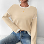 Zeagoo Sweaters for Women Fall Outfits Long Sleeve Knit Pullover Tops
