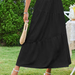Zeagoo Maxi Skirts Boho Pleated A-Line Flowy Swing Skirt