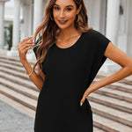 Zeagoo Short Sleeve Sweater Knit Going Out Sweater Tops