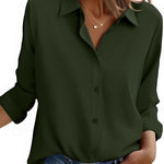 Casual Button Down Long Sleeve Blouses (US Only)