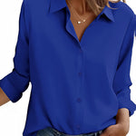Casual Button Down Long Sleeve Blouses (US Only)