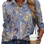 Casual Button Down Long Sleeve Blouses (US Only)