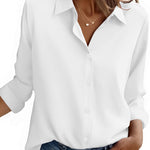 Casual Button Down Long Sleeve Blouses (US Only)