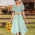 Casual A-Line Flowy T-Shirt Dress with Pockets (US Only)