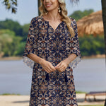 Zeagoo Women's Boho Mini Dress with Pockets (US Only)