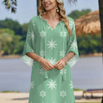 Zeagoo Women's Boho Mini Dress with Pockets (US Only)