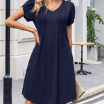 Zeagoo Women's Casual A Line Tulip Sleeve Summer Dress (US Only)