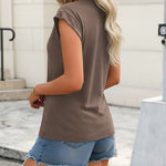 Zeagoo Effortless Style Cap Short Sleeve Tops for Women Casual Work Office Loose Fit 2026 | Under $25