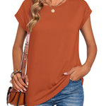 Zeagoo Effortless Style Cap Short Sleeve Tops for Women Casual Work Office Loose Fit 2026 | Under $25