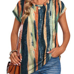 Zeagoo Effortless Style Cap Short Sleeve Tops for Women Casual Work Office Loose Fit 2026 | Under $25