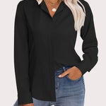Zeagoo Women's Button Down Shirts Classic Fit Dress Shirt