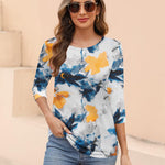 Zeagoo Women's Casual 3/4 Sleeve T-Shirts Cute Tunic Tops