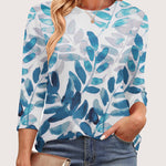 Zeagoo Women's Casual 3/4 Sleeve T-Shirts Cute Tunic Tops