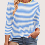 Zeagoo Women's Casual 3/4 Sleeve T-Shirts Cute Tunic Tops