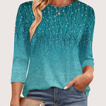 Zeagoo Women's Casual 3/4 Sleeve T-Shirts Cute Tunic Tops