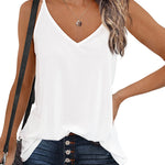 V Neck Camisole Tank Top- S-XXL - Zeagoo (Us Only)