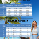 Linen Shirt Elastic Waist Casual Shorts Set - Zeagoo (Us Only)