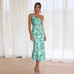 VIOLET | FLORAL SATIN GOWN