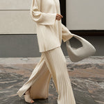 Isla Crawford | Oversized Pleated Two-Piece Lounge Set For Women
