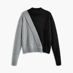 Color Block Pullover Sweater