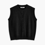 Casual Button Up Sweater Vest