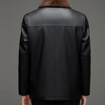Warm Leather Coat