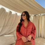 Charlotte Reid | Linen Two-Piece Set For Women