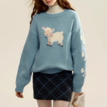 Bianca Embroidered Knit Sweater