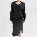Alessandra Wrap Midi Dress