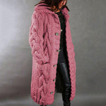 Marina Chunky Cable-Knit Coat