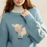 Bianca Embroidered Knit Sweater