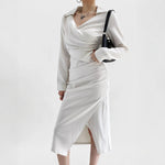 Alessandra Wrap Midi Dress
