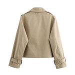 Valeria Cropped Trench Coat