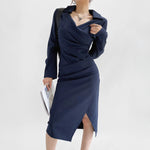 Alessandra Wrap Midi Dress