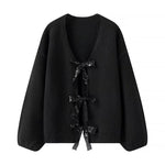 Elisa Ribbon-Tie Cardigan