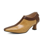 Camila Two-Tone Ankle Heels