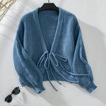Noa Tie-Front Knit Sweater