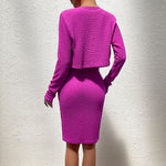Gabriela Textured Knit Two-Piece Set