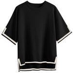 Zeagoo Knit Short Sleeve Tops