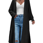 Zeagoo Women's 2023 Fall Winter Oversized Cardigan Long Sleeve Split Open Front Sweater Chunky Knit Long Duster