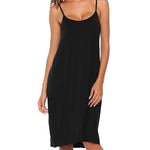 Zeagoo Women's Adjustable Spaghetti Strap Chiffon Dress
