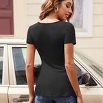 V Neck Tunic Tops - Zeagoo (Us Only)
