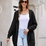 Zeagoo Women's Cardigan for Women Long Sleeve Knit Cardigan with Hood Open Front Sweater Coat Outwear with Pockets