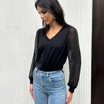 Zeagoo Women's Blouses Dressy Casual V Neck Top