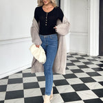 Zeagoo Sweaters Ribbed Knit Long Sleeve Henley Shirts