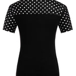 Zeagoo Women's Casual Tie Neck Tunic Blouse Tops